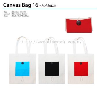 Canvas Bag 16 - Foldable