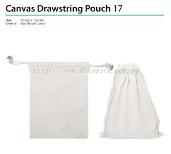 Canvas Drawstring Pouch 17