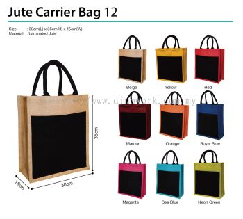 Jute Carrier Bag 12