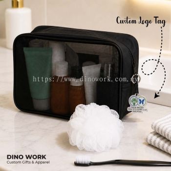 Multipurpose Mesh Bag with Acrylic Logo Tag