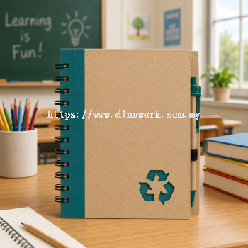 Eco A5 Notebook with Pen 0104