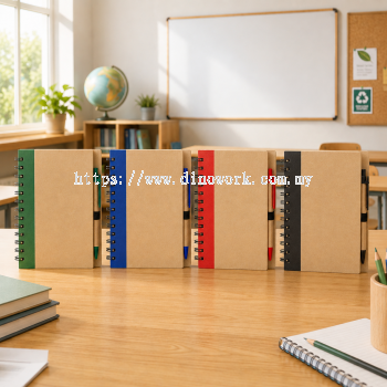 Eco A5 Notebook with Pen 0103