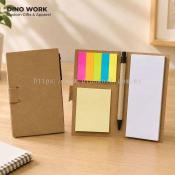 Eco Post-It Note with Pen 0133
