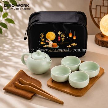 Portable Travel Tea Set with Carrying Case