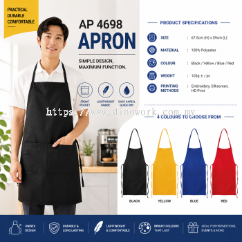 Lightweight Polyester Apron 4698