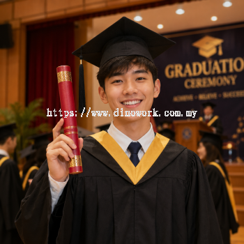 Graduation Certificate Scroll