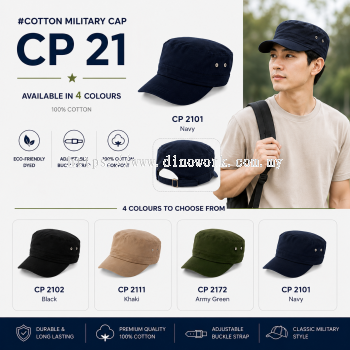 Cotton Military Cap CP21