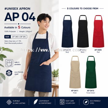 Lightweight Polyester Apron