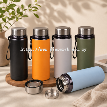 Vacuum Flasks with Wrist Strap 5402