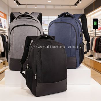 USB Charging Laptop Backpack 1133
