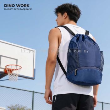 Water-Resistant Drawstring Backpack 4117