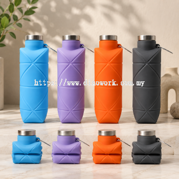 Collapsible Silicone Water Bottle