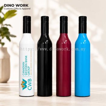 Bottle Umbrella (Black Coated Inner) 21in
