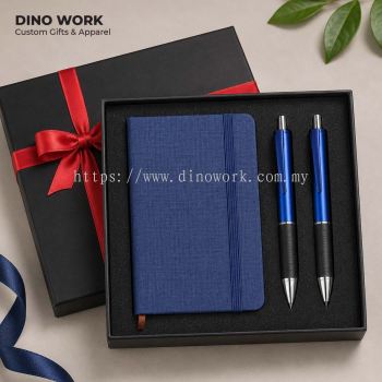 Premium Corporate Gift Set   A6 Notebook, Ball Pen & Mechanical Pencil