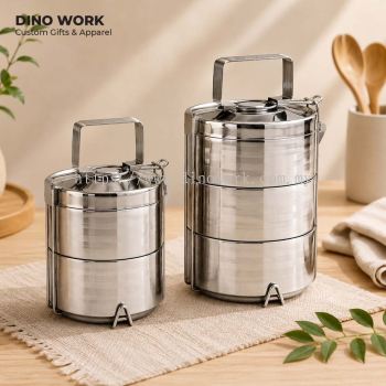 Premium Quality Stainless Steel Tiffin Carrier (2-tier 14cm And 3-tier 22cm)