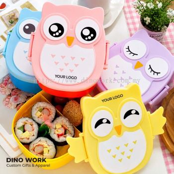 Owl Lunch Box with Free Spoon
