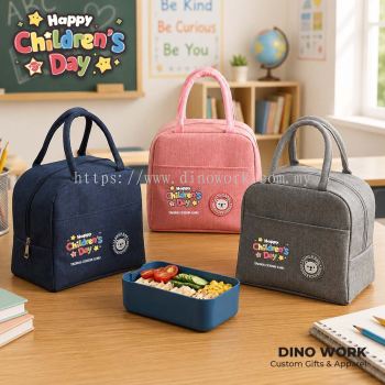 Custom Children��s Day Insulated Lunch Bag