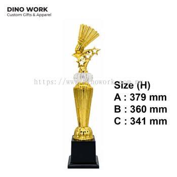 Badminton Trophy | Custom Badminton Awards Malaysia