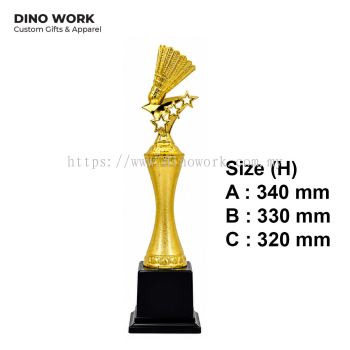 Badminton Trophy | Custom Badminton Awards Malaysia