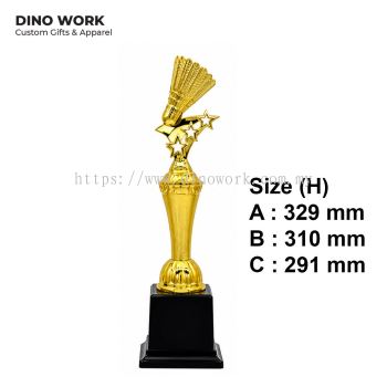 Badminton Trophy | Custom Badminton Awards Malaysia