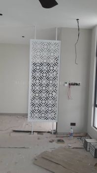 Partition wall decoration-PVC foamoard with cnc router pattern