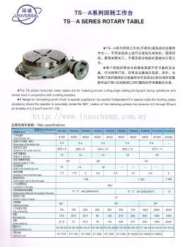 Vertical/horizontal rotary table