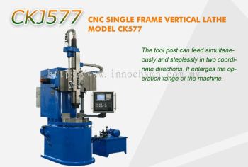 Cnc Lathe Single Frame Vertical - CKJ 577 