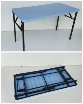 Rectangular plastic top banquet table 