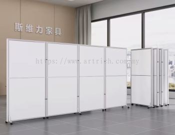 mobile folding divider 