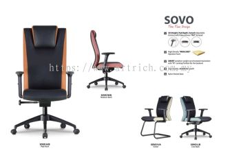 SOVO Fabric Office Chair | Stylish, Ergonomic & Comfortable Seating Solution By Artrich Office Furniture Johor Bahru