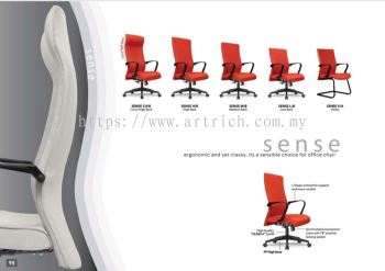 SENSE Fabric Office Chair | Stylish, Ergonomic & Comfortable Seating Solution By Artrich Office Furniture Johor Bahru