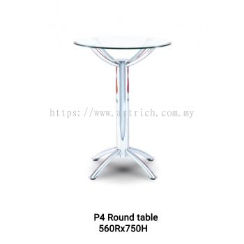 glass round table 