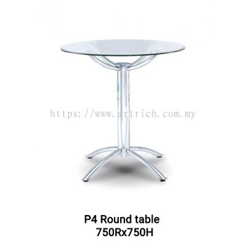 glass round table 