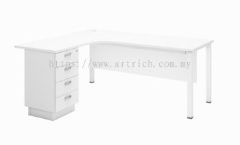 UTWL1515-4D U LEG L SHAPE TABLE Office Table - Stylish and Durable Metal Furniture Leg by Artrich Office Furniture Sdn Bhd Johor Bahru