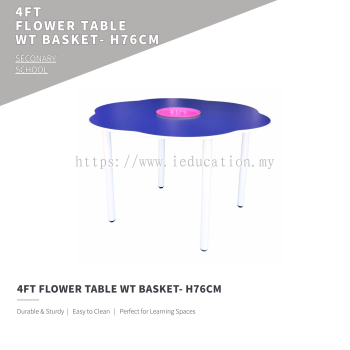 Q030H  4ft Flower Shaped Manipulative Table (H:76cm)