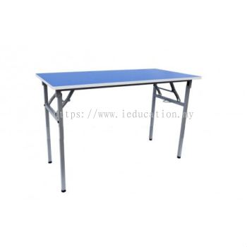 Q011FLH Rectangular Table wt Foldable Legs (2'x4')(76cm)