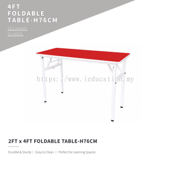 Q011FLH Rectangular Table wt Foldable Legs ( H76cm )