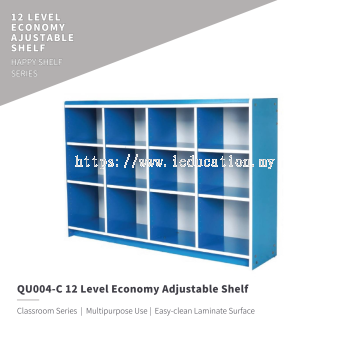 QU004-C 12 Level Economy Adjustable Shelf