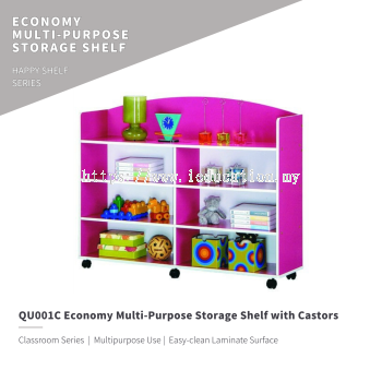 QU001C Economy Mobile Storage Shelf