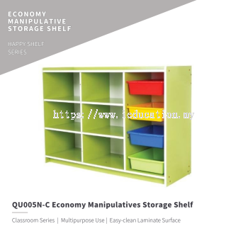 QU005N-C Economy Manipulatives Storage Shelf