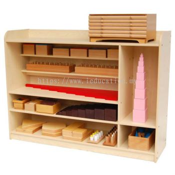QW027 Montessori Sensorial Shelf