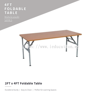 QW011FL  Rectangular Table with Foldable Legs