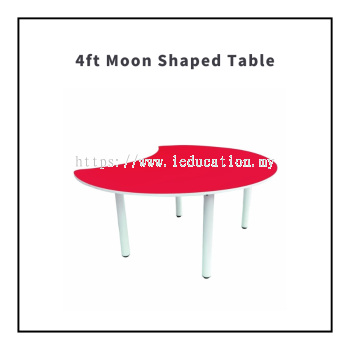 Q031  4ft Moon Shaped Table