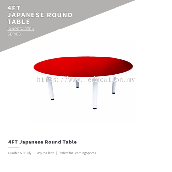 Q021J  4' Japanese Round Table ( H30cm )