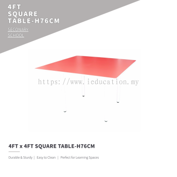 Q029H 4ft x 4ft Square Table (H:76cm)