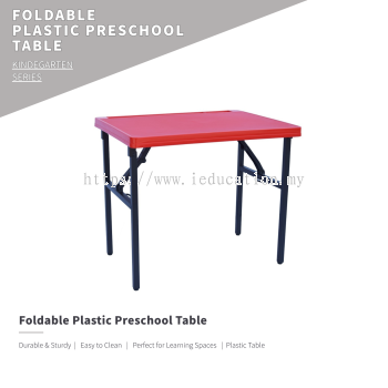 QS05 Foldable Plastic Preschool Table ( H51cm )
