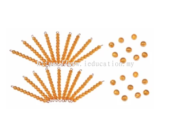 KM087/92 - Complete set of 9 Golden Beads Units and Ten 
