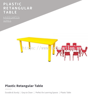 QIFP008 Plastic Retangular Table