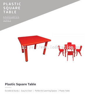 QIFP007 Plastic Square Table