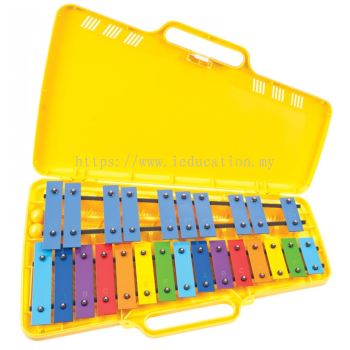 ML12 25 Tone Colour Glockenspiel with Case